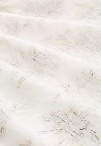 TOM TAILOR MIT PALMEN - T-shirt con stampa - off white stripe palm design