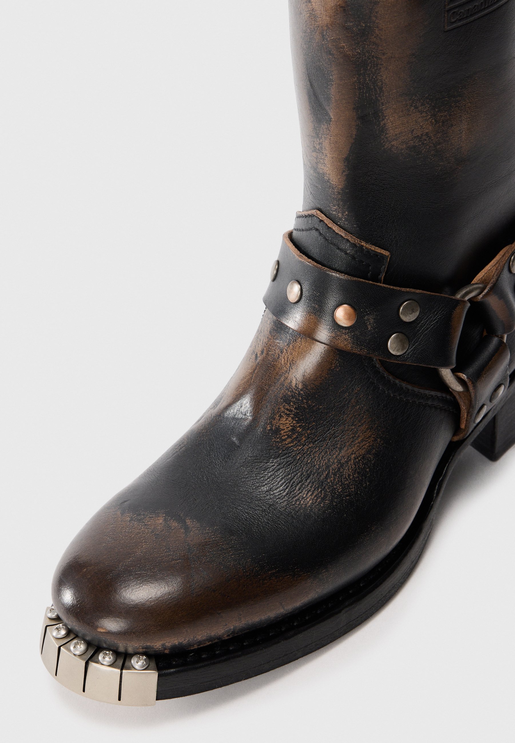 Dsquared2 WESTERN - Cowboy/Biker boots - vintage black/black - Zalando