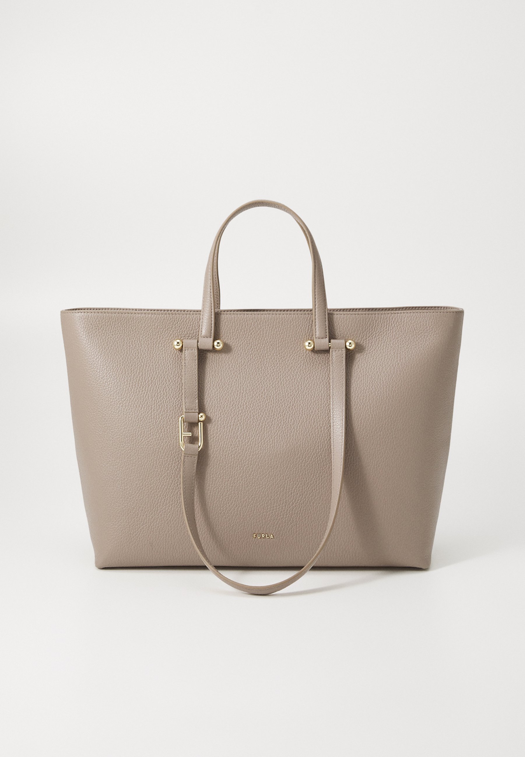 Se_judgment FURLA DUETTO グレー トートバッグ Furla DUETTO TOTE - Handbag - stucco gray/grey - Zalando