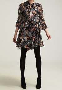 Topshop Abito a camicia - black