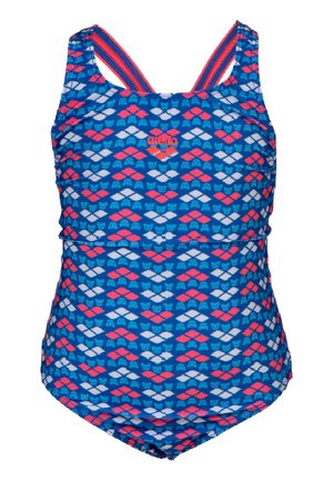 Arena, FRIENDS ALLOVER  - Costume da bagno - fluo red multi