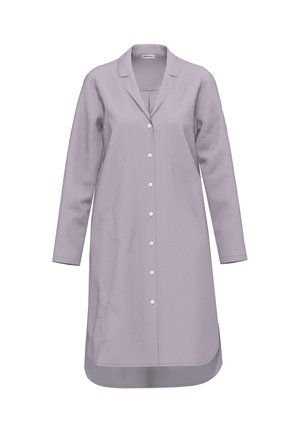 Seidensticker, DAMEN NACHTHEMD LANG DURCHGEKNÖPFT - Nachthemd - mauve shadow