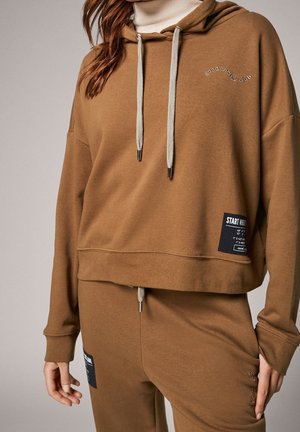Sweat à capuche - light brown