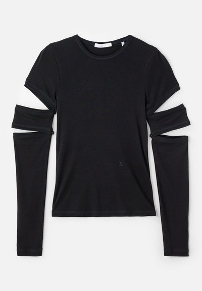 Helmut Lang SLASH - Topper langermet - black
