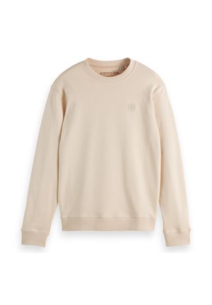 Scotch & Soda, ESSENTIAL LOGO BADGE CREW - Sweater - parchment