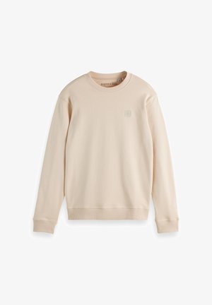 Scotch & Soda, ESSENTIAL LOGO BADGE CREW - Sweater - parchment