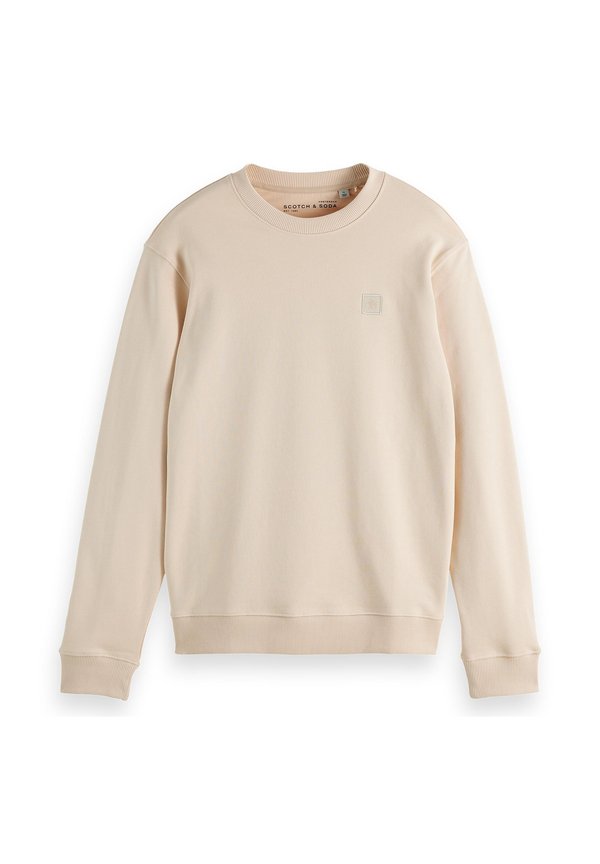 ESSENTIAL LOGO BADGE CREW - Sweatshirt - parchment
