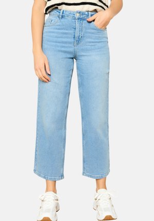 LolaLiza WIDE - Straight leg jeans - blue bleached