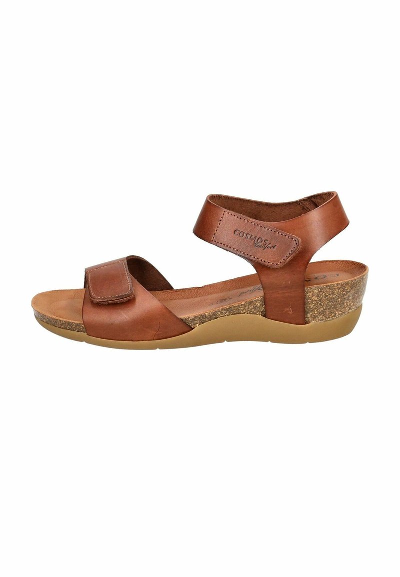 Cosmos Comfort Sandali con zeppa - kastanie