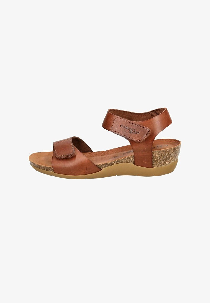 Cosmos Comfort Sandali con zeppa - kastanie