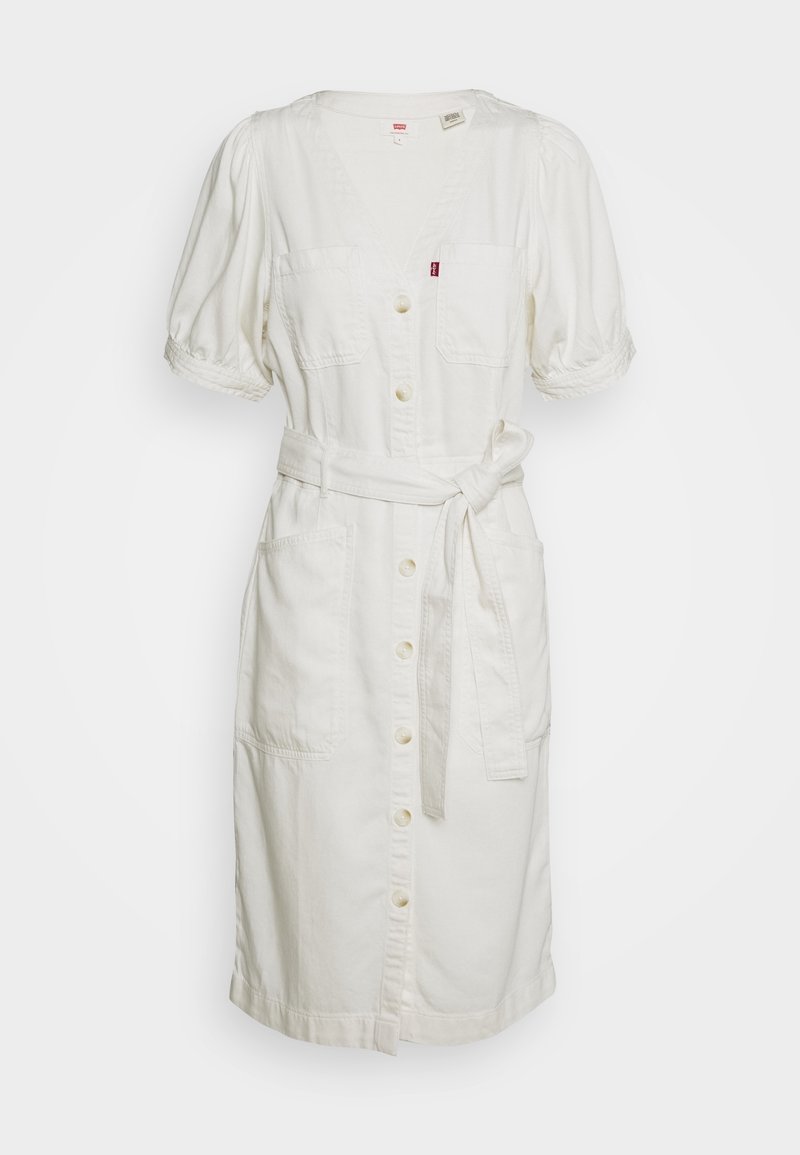 Levi's Denim dress - off-white - (Pre-owned) - Zalando Levi's Denim dress - off-white - (Pre-owned) - Zalando