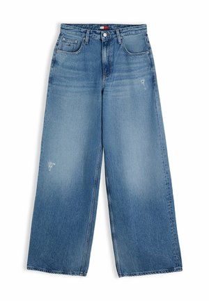 Tommy Jeans, TOMMY JEANS CHARLIE MID RISE LOOSE DISTRESSED JEANS - Wide Leg - denim medium