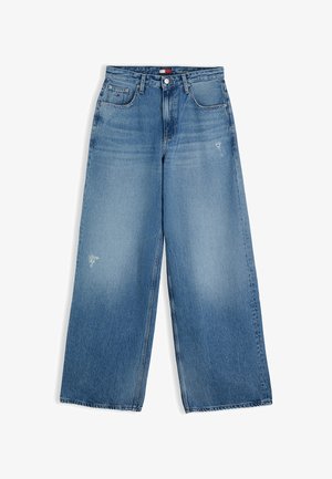 Tommy Jeans, TOMMY JEANS CHARLIE MID RISE LOOSE DISTRESSED JEANS - Wide Leg - denim medium