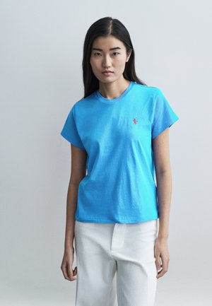 CLASSIC FIT CREWNECK TEE - Tricou basic - blue