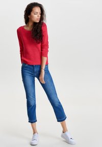 ONLY ONLGEENA XO NOOS - Strickpullover - red