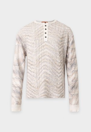 Missoni, LONG SLEEVE - Langærmet T-shirt - white/beige
