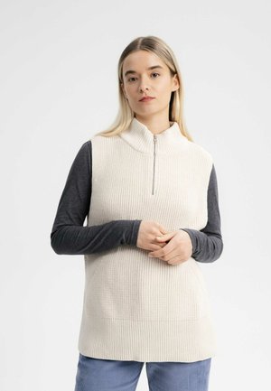 ROLLKRAGEN GAMINI - Strickpullover - cream melange