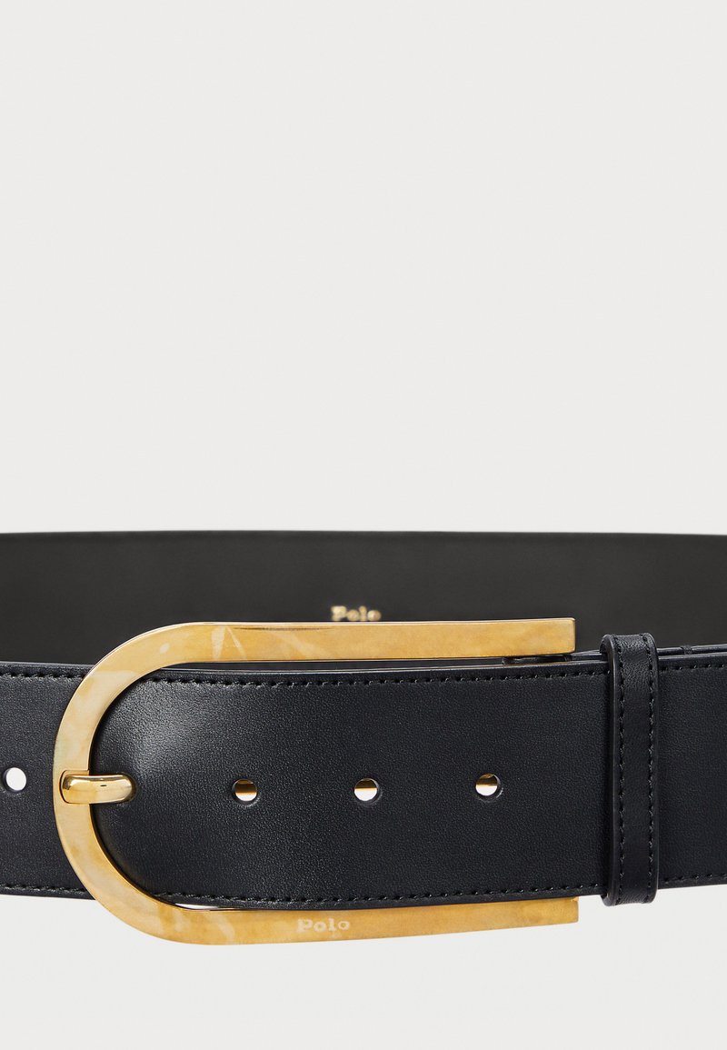 Polo Ralph Lauren Elongated Buckle Leather Belt - Waist belt 