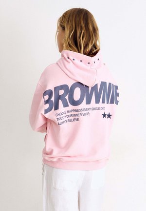 Brownie, SUDADERA CAPUCHA BROWNIE ESTRELLAS - Jersey con capucha - rosa