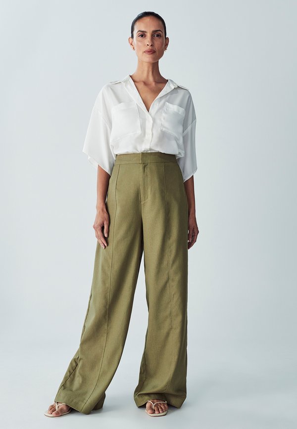 DAYTON - Stoffhose - khaki