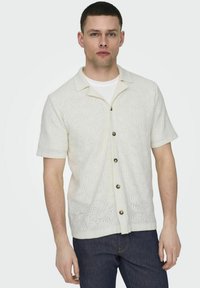Only & Sons ONSDENVER LIFE REG - Camicia - antique white