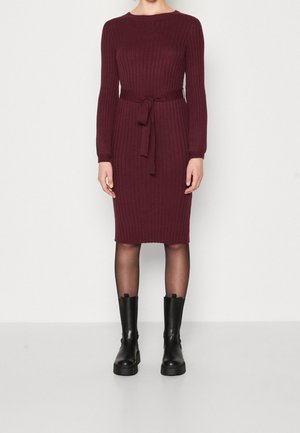 Etui-jurk - bordeaux