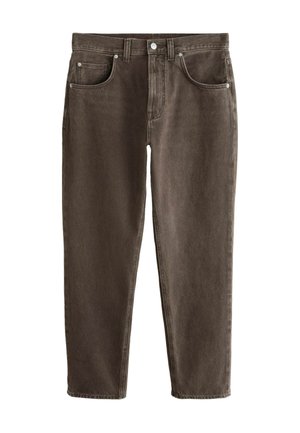 Relaxed fit jeans - rust brown