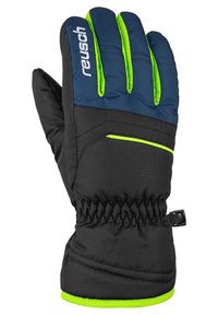 Reusch ALAN JUNIOR - Guanti - blck dres blue neon green