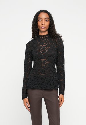 DELICIA REGULAR T NECK - Bluse - black