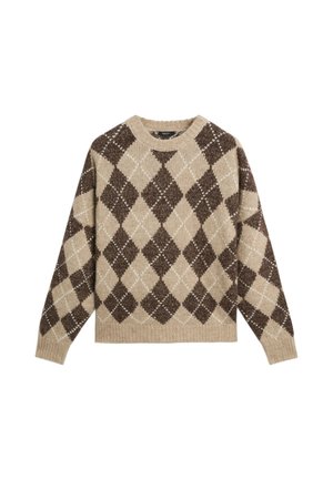 Massimo Dutti, Striktrøje - brown