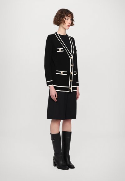 Alice + Olivia BRADFORD  - Kardigán - black/soft white