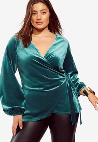 Friends Like These CURVE WRAP - REGULAR FIT - Bluse - blue