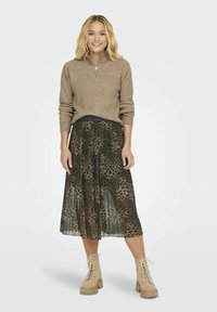 JDY A-Linien-Rock - chocolate brown