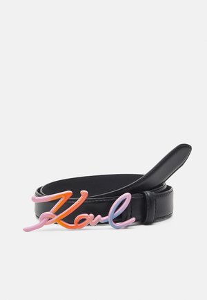 SIGNATURE RAINBOW BELT - Belt - black/multi