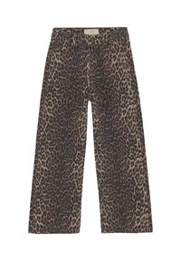 Creamie WIDE LEO - Jeans relaxed fit - brown leo