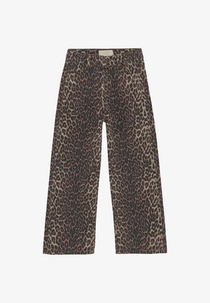 Creamie WIDE LEO - Vaqueros boyfriend - brown leo