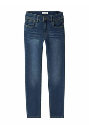 REGULAR FIT - Kitsenevad teksad - dark blue denim