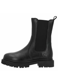 USTICA - Plateaustiefelette - black black