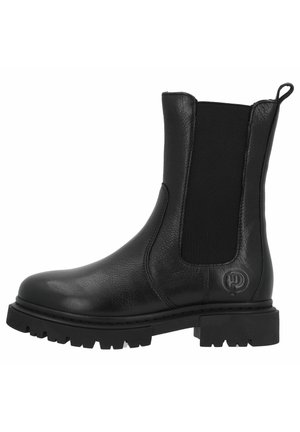 USTICA - Platform ankle boots - black black