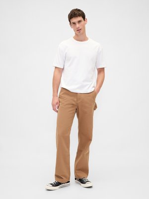 GAP LOOSE CARPENTER - Pantalon classique - camel