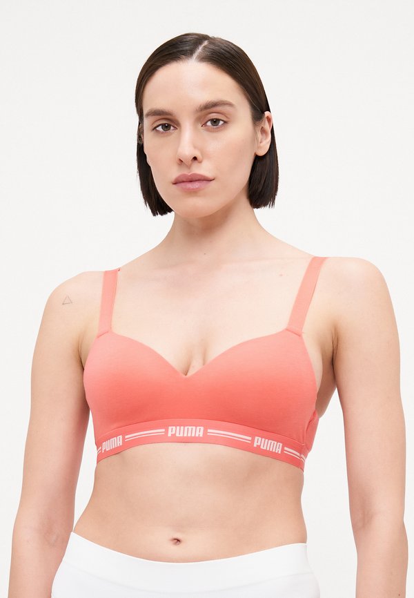 WOMEN PADDED - Bustier - coral
