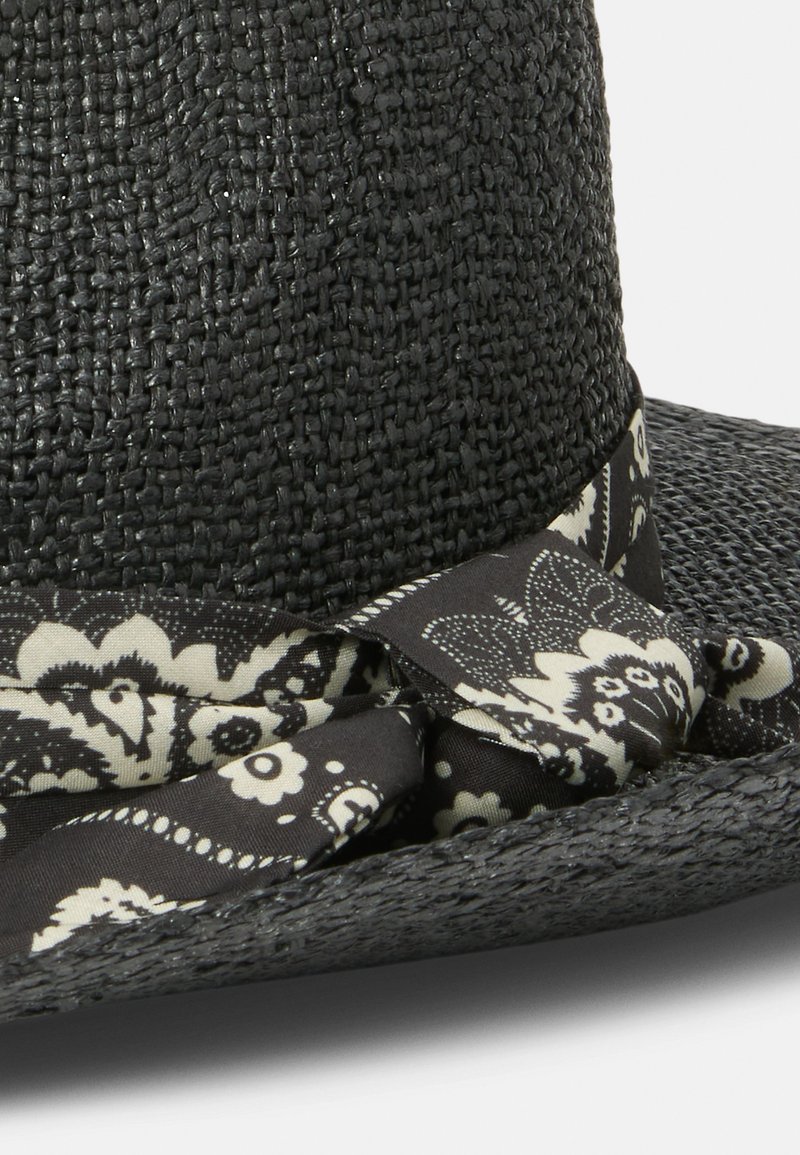 Lauren Ralph Lauren STRAW COWBOY HAT - Klobouk - black/černá  display picture 1
