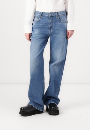 Tommy Jeans MIA FADED RELAXED STRAIGHT LEG JEANS - Džínsy voľného strihu - denim medium