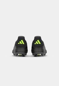 adidas Performance F50 LEAGUE LL FG/MG - Fußballschuhe für festen Untergrund - core black/iron metallic/lucid lemon