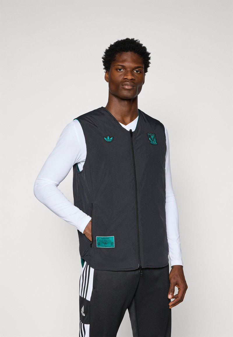 adidas Originals LIVERPOOL FC ICON VEST - Veste sans manches - black/sea green