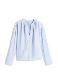 V NECK BLOUSE - Blouse - breezy blue