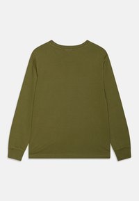 Champion ICONS LONG SLEEVE WITH LARGE LOGO - Hosszú ujjú felső - green