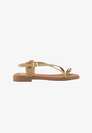 KESLEM, BOLSO KESLEM, MUJER - Sandalias - arena