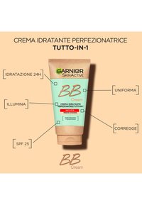 Garnier BB CREAM ANTI-ETÀ SKINACTIVE PER PELLE UNIFORME E RUGHETTE RIDOTTE LOOK NATURALE ARRICCHITA CON ACIDO IALURONICO ALOE VERA E PIGMENTI MINERALI SPF 25 - BB Creme - tonalità: medio-chiara