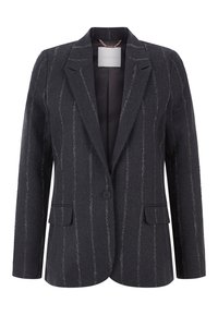 Rich & Royal MIT REVERSKRAGEN UND PATTENTASCHEN - Blazer - grey melangé